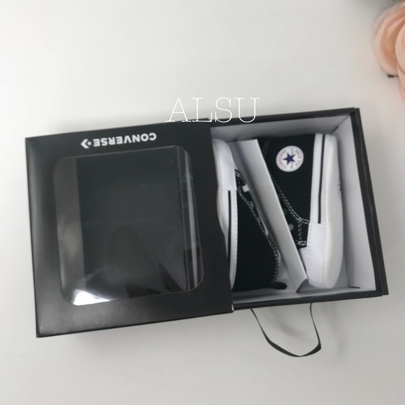 Converse Chuck Taylor First Star HI Black, crib - Picture 4 of 7